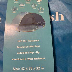 Sun N Splash Portable Pool Tent Red or Blue